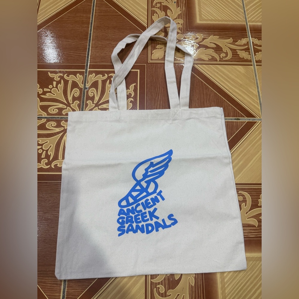 Ancient Greek Elegant White Tote Bag